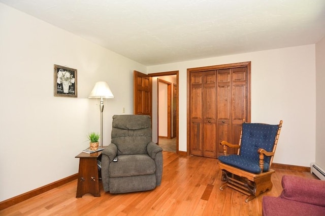 33 Rockmeadow Rd, Uxbridge, MA 01569 - living area featuring light wood-type flooring and baseboards
