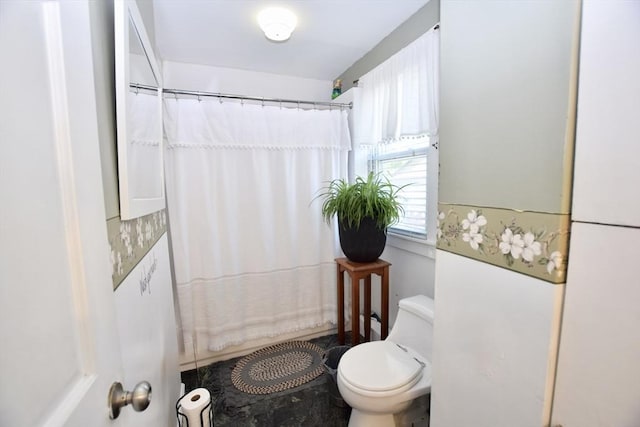 419-421 Court St, New Bedford, MA 02740 - full bath featuring toilet and a shower with curtain