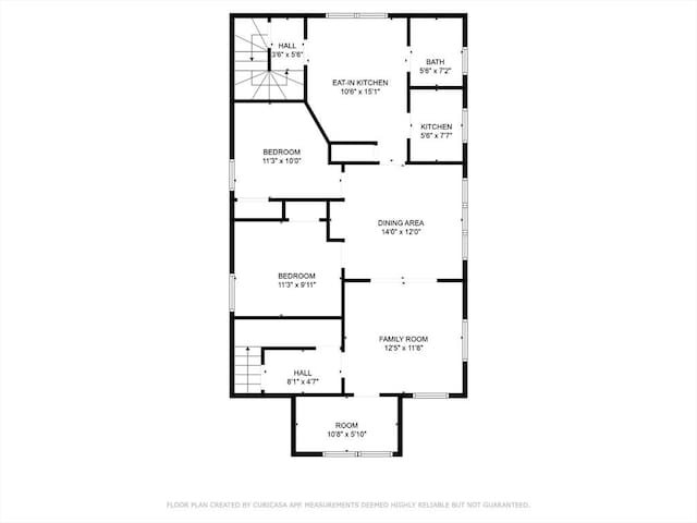 419-421 Court St, New Bedford, MA 02740 - floor plan / room layout