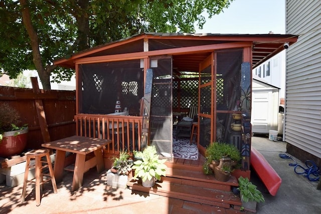 419-421 Court St, New Bedford, MA 02740 - view of wooden terrace