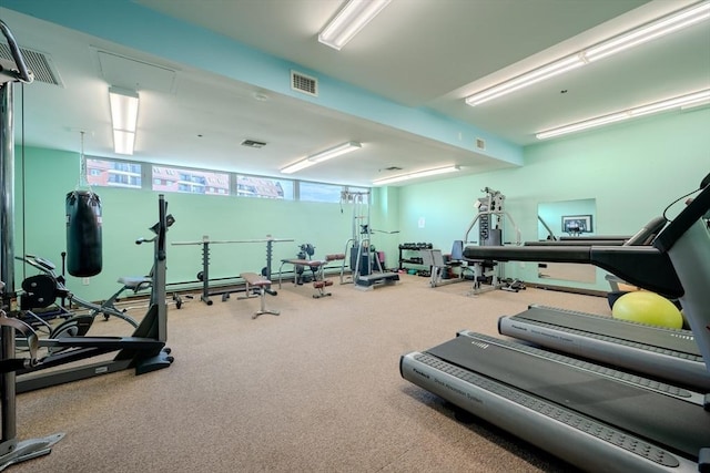 view of exercise room