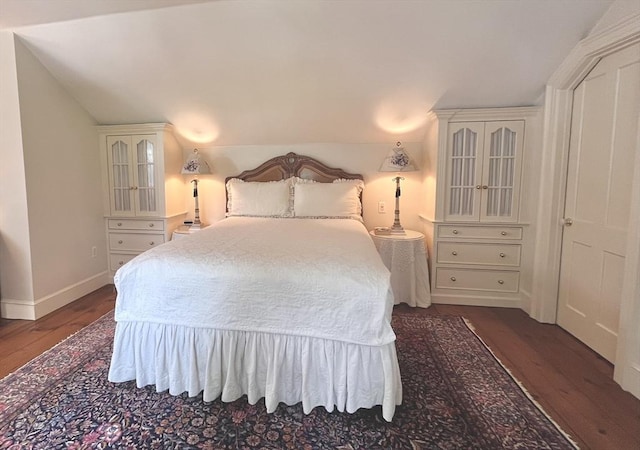 148 Scantic Rd, Hampden, MA 01036 - bedroom featuring dark wood-style floors and lofted ceiling