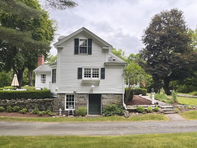 148 Scantic Rd, Hampden, MA 01036 - view of front of property with a chimney