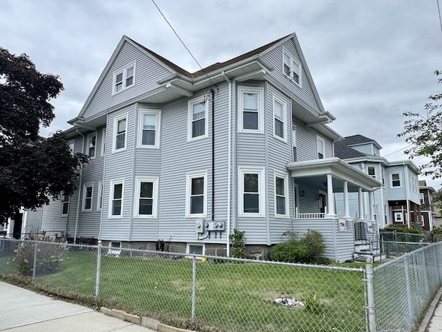 39 Newbury Ave, Quincy, MA 02171 - view of side of home featuring covered porch