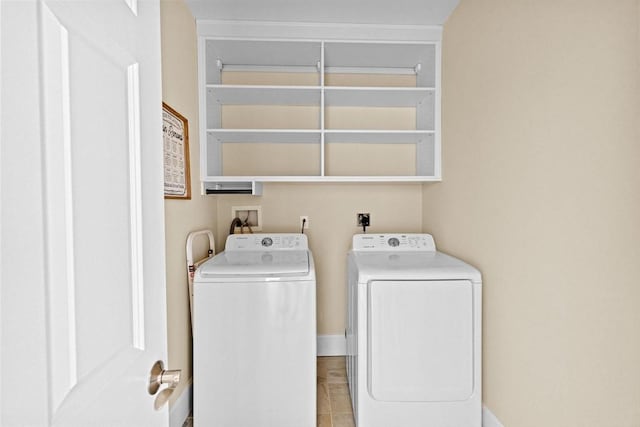 203 Middle St Unit 6, Weymouth, MA 02189 - laundry room featuring washer and dryer and baseboards