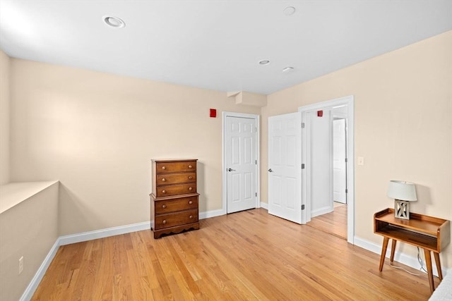 203 Middle St Unit 6, Weymouth, MA 02189 - bedroom featuring light wood-style flooring, baseboards, and recessed lighting