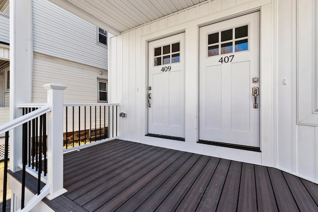 view of entrance to property