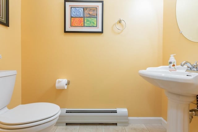 21 Harbor Mist Dr Unit 21, Fairhaven, MA 02719 - bathroom with toilet and a baseboard radiator