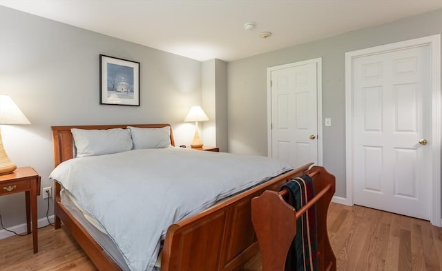 21 Harbor Mist Dr Unit 21, Fairhaven, MA 02719 - bedroom with light wood-style flooring and baseboards