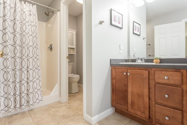 21 Harbor Mist Dr Unit 21, Fairhaven, MA 02719 - full bathroom with tile patterned floors, vanity, and shower / tub combo with curtain