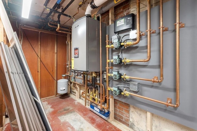 4 Crestwood, Marblehead, MA 01945 - utility room featuring tankless water heater