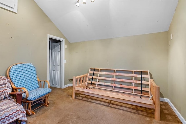 49 Boathouse Rd, Groton, MA 01450 - carpeted bedroom featuring lofted ceiling and baseboards