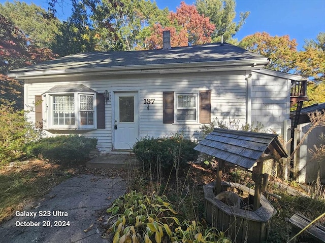 view of bungalow-style home