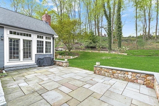 21 Fernway, Winchester, MA 01890 - view of patio featuring a grill