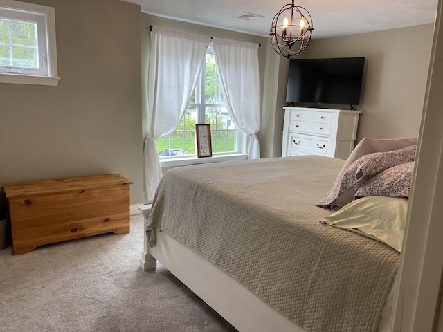 30 Old Washington St Unit 2, Pembroke, MA 02359 - bedroom with carpet flooring and a chandelier