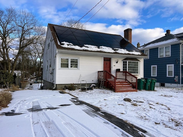 view of front of home