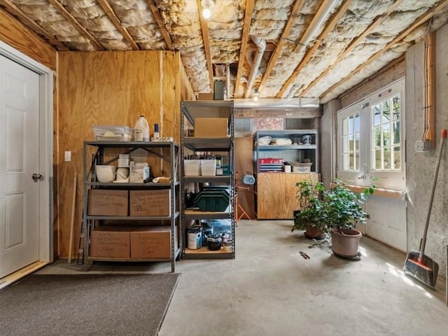 view of storage
