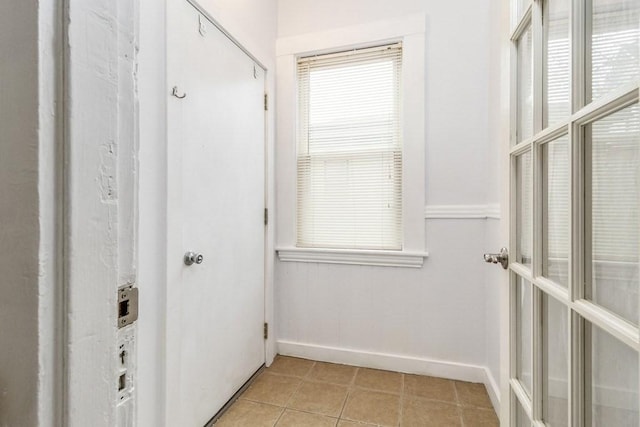 bathroom featuring tile patterned flooring