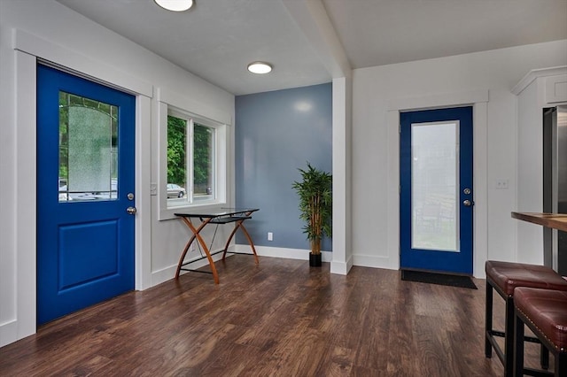 3030 Main St, Palmer, MA 01009 - foyer with wood finished floors and baseboards