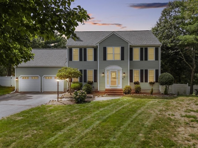 15 Pilgrim Rd, Mansfield, MA 02048 - colonial home with a shingled roof, driveway, and an attached garage