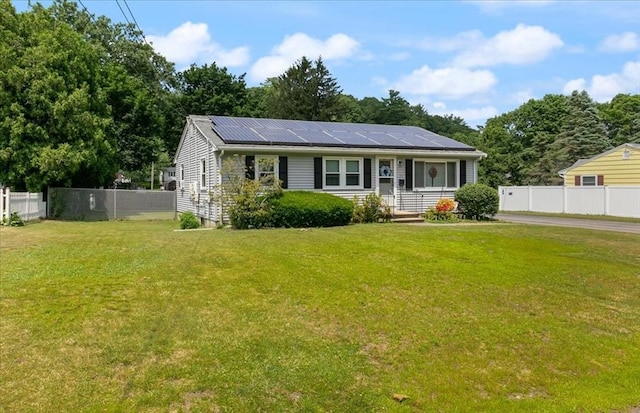 24 Alenclair, Amesbury, MA 01913 - view of front facade with roof mounted solar panels