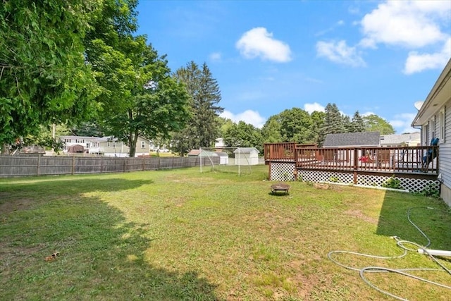 24 Alenclair, Amesbury, MA 01913 - fenced backyard with a fire pit and a deck