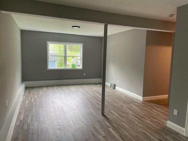 25 Ash St, Webster, MA 01570 - spare room featuring wood finished floors and baseboards