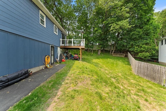 140 W Mountain St, Worcester, MA 01606 - view of yard with a deck