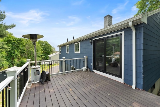 140 W Mountain St, Worcester, MA 01606 - view of wooden deck