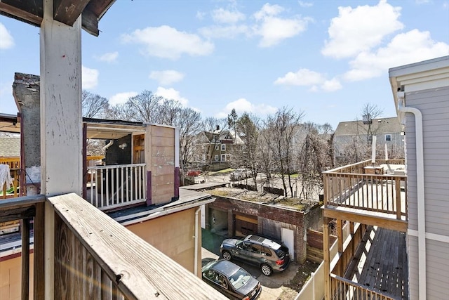 exterior space featuring a residential view