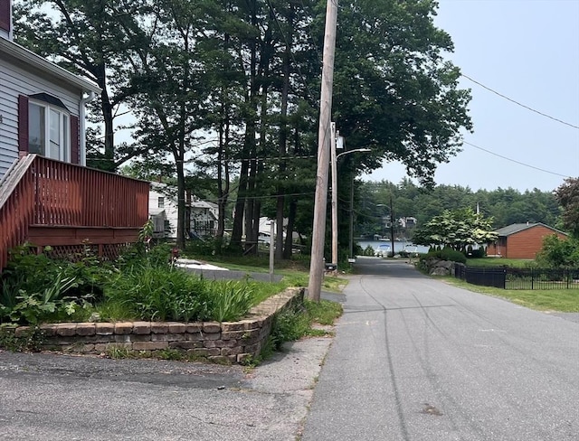 12 Temple Ave, Hudson, MA 01749 - view of asphalt road featuring street lighting