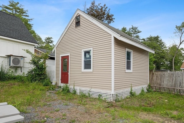 12 Temple Ave, Hudson, MA 01749 - view of side of property with ac unit