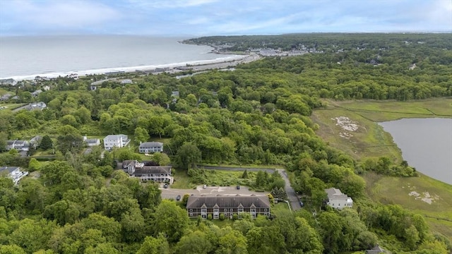 21 Starr Dr Unit 207, Narragansett, RI 02882 - bird's eye view of a nearby body of water and a forest