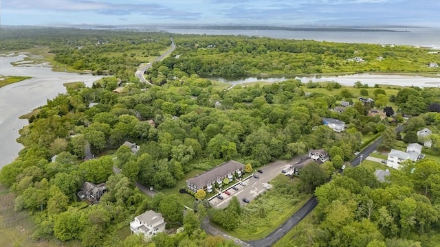21 Starr Dr Unit 207, Narragansett, RI 02882 - drone / aerial view of a nearby body of water and a forest