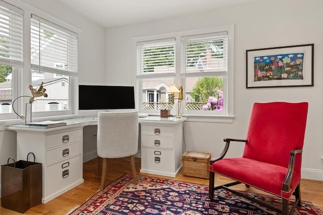 1 Bridge Ln, Newburyport, MA 01950 - office area with light wood finished floors