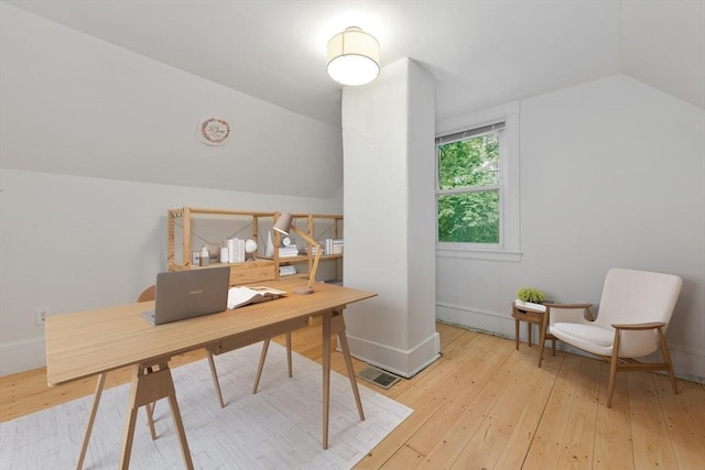69 Dracut, Boston, MA 02124 - office space with lofted ceiling and light wood-style flooring