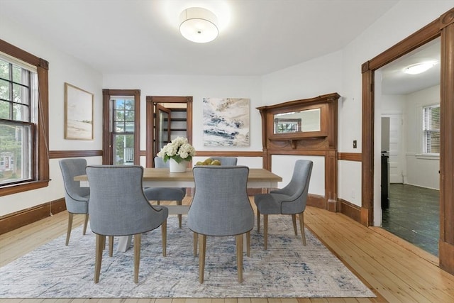 69 Dracut, Boston, MA 02124 - dining area with wood-type flooring and healthy amount of natural light