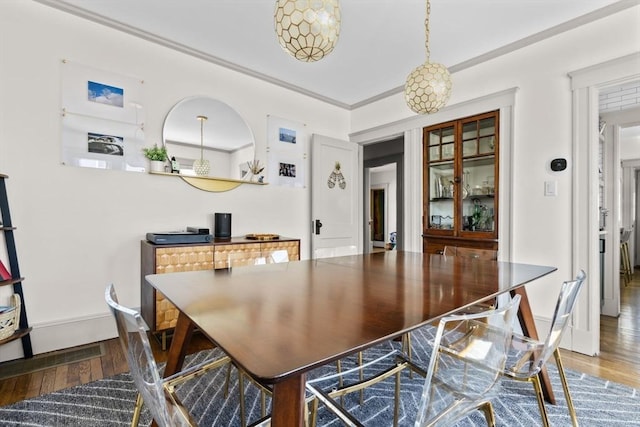 149-151 Pleasant St, Watertown, MA 02472 - dining space with wood finished floors and baseboards