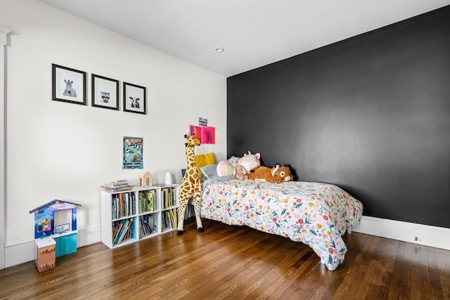 149-151 Pleasant St, Watertown, MA 02472 - bedroom featuring hardwood / wood-style floors and baseboards
