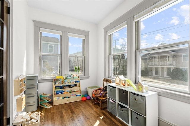 149-151 Pleasant St, Watertown, MA 02472 - rec room featuring dark wood finished floors