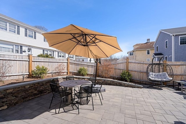 149-151 Pleasant St, Watertown, MA 02472 - fenced backyard featuring outdoor dining area and a patio area