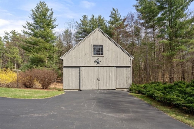 view of barn