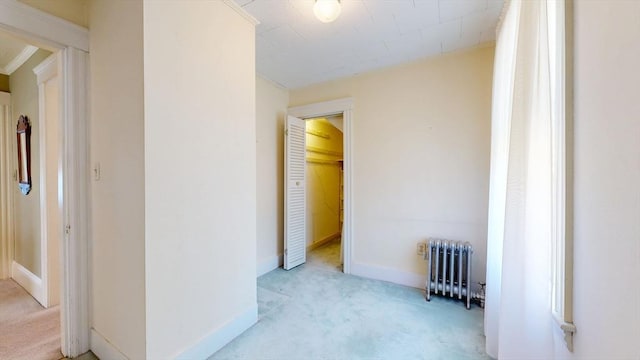 30 Hartshorn Ave, Worcester, MA 01602 - unfurnished bedroom with radiator heating unit, carpet, and baseboards