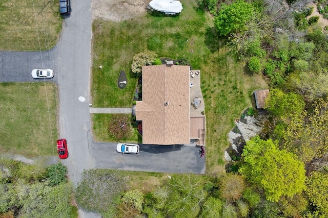 aerial view of property and surrounding area