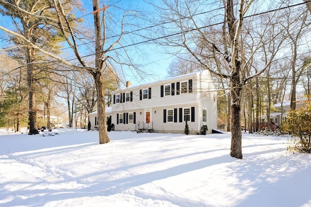 view of front of home