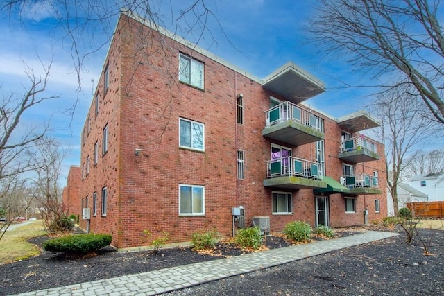 view of property featuring central AC