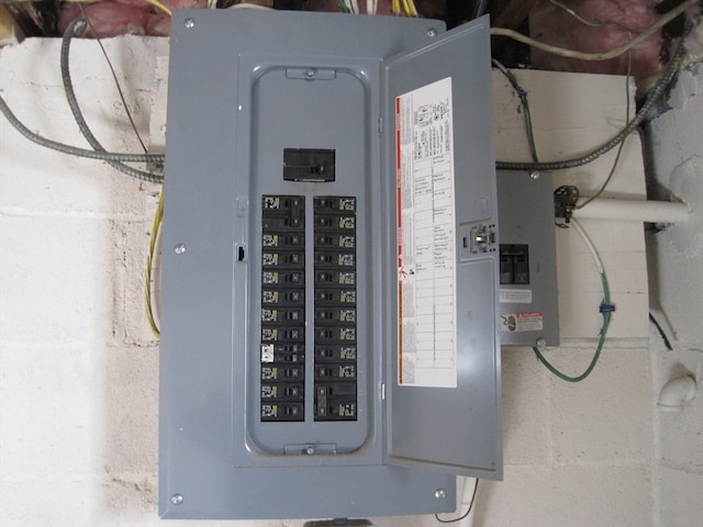 utilities with electric panel