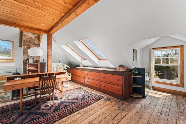 10 Quissett, Falmouth, MA 02543 - office with light wood finished floors, healthy amount of natural light, and a skylight