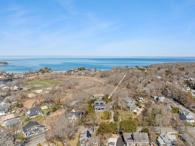 10 Quissett, Falmouth, MA 02543 - aerial overview of property's location with a large body of water and nearby suburban area