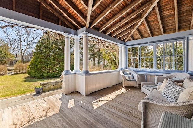 10 Quissett, Falmouth, MA 02543 - wooden terrace with a lawn